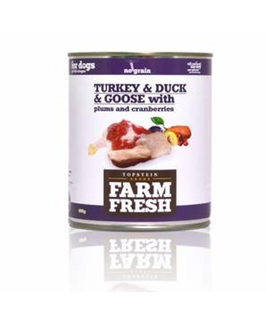 Farm Fresh – Turkey & Duck & Goose with plums and cranberries
