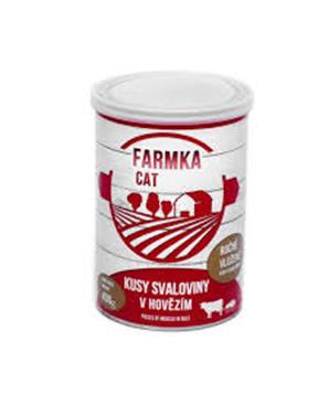 Levně FARMKA Cat se svalovinou, konzerva 400g
