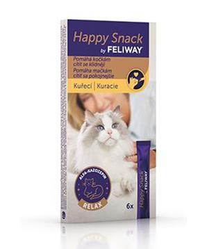 Levně Feliway Happy Snack Kuřecí 6x15g