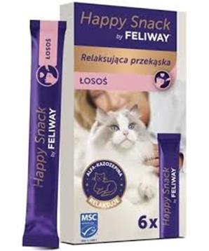 Levně Feliway Happy Snack Losos 6x15g