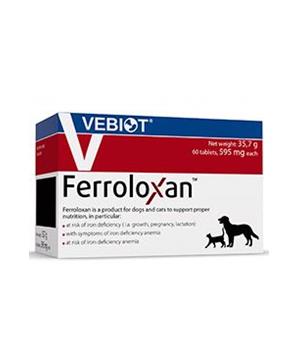 Levně Ferroloxan pro psy a kočky 60 tbl.