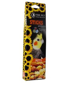 Levně FINE PET Tyčinka Korela ořechy 2ks/110g