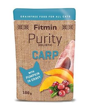 Fitmin cat Purity kapr s dýní kapsa