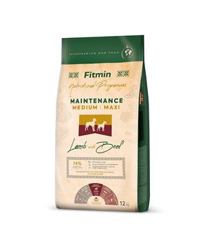 Levně Fitmin Medium Maxi Maintenance Lamb With Beef 12 kg