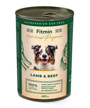 Levně Fitmin dog NP konz. jehněčí a hovězí 400g