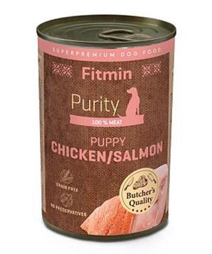 Fitmin dog Purity tin konz PUPPY salm&chicken