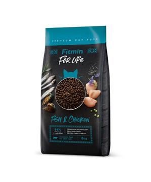 Levně Fitmin For Life Adult Fish and Chicken cat 1,8 kg