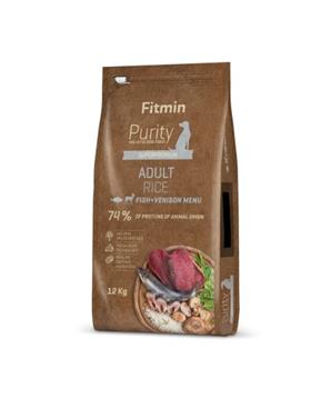 Levně Fitmin kompletní krmivo pro psy Purity Rice Adult Fish&Venison 12 kg