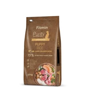 Levně Fitmin kompletní krmivo pro psy Purity Rice Puppy Lamb&Salmon 12 kg