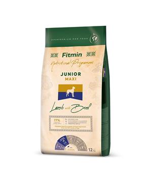 Levně Fitmin Maxi Junior Lamb With Beef kompletní krmivo pro juniory 12 kg