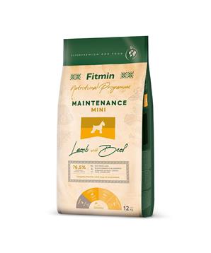 Levně Fitmin Mini Maintenance Lamb With Beef kompletní krmivo pro psy 12 kg