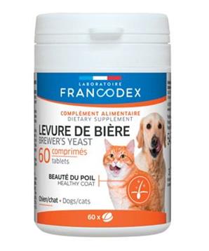 Levně Francodex Brewer Yeast (pivovar. kvas) pes,kočka 60tbl.
