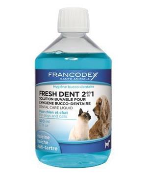 Levně Francodex Fresh Dent 2v1 pro psy a kočky 500ml
