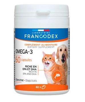 Levně Francodex Omega 3 Capsules pes, kočka 60 tbl.