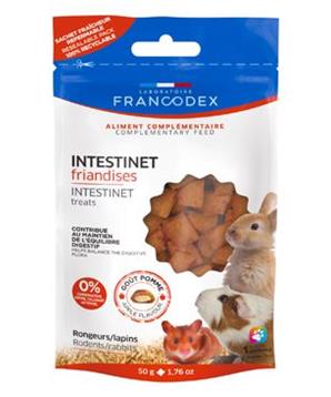 Levně Francodex Pochoutka Intestinet pro hlod. a králíky 50g