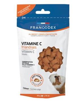 Levně Francodex Pochoutka Vitamin C morče 50g
