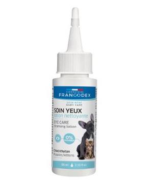 Levně Francodex Roztok čistící na oči štěně, kotě 60ml