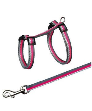 Levně FRESHLINE postroj s vodítkem pro kočku 27-45 cm/10 mm/1,2 m