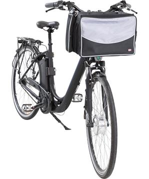 Levně Front-Box transportní box na řidítka, 41 x 26 x 26cm, šedá (max. 6kg) 1 ks