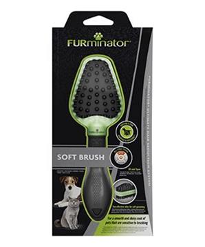 Levně FURminator kartáč Soft Brush pro psy a kočky 1ks/soft