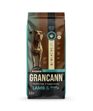 Levně Grancann Lamb & Hemp seeds Adult small & medium breeds 12 kg