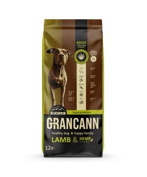 Levně Grancann Lamb & Hemp seeds Adult medium & large breeds 12 kg