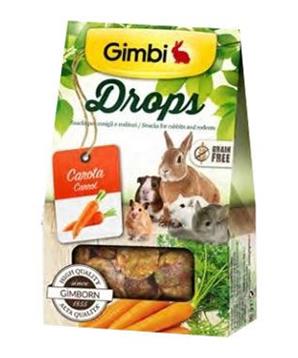 Gimbi Drops pro hlodavce s mrkví