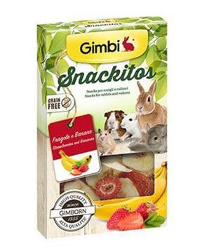 Gimbi Snackit jahoda+banán