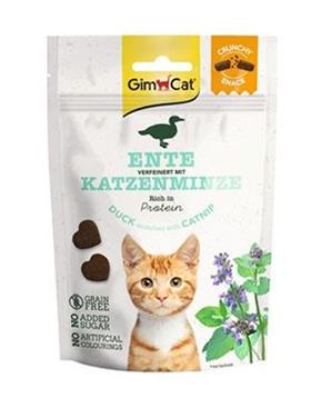 Gimcat Crunchy Snacks kachna s catnipem