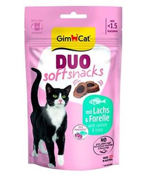 GimCat Duo Soft Snacks losos&pstruh 