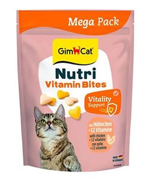 Levně GimCat Nutri Multi-Vitamin Bites tablety s kuřetem 425g