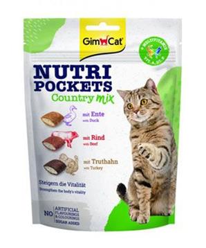 Levně Gimcat Nutri Pockets Country Mix 150g