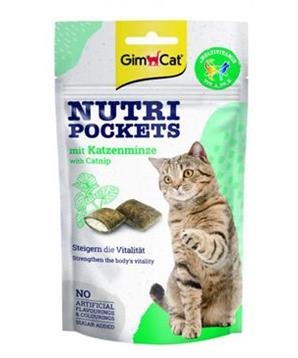 Levně Gimcat Nutri Pockets s catnipem 60g