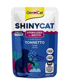 Levně Gimcat ShinyCat kapsa tuňák ve vývaru Sterilized 70g