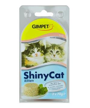Levně Gimpet Shiny Cat Junior Kuře 2x70 g