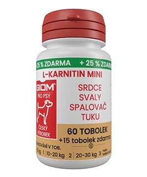 Levně Giom S pes L-karnitin Aktiv 60 MINI tbl + 25% zdarma