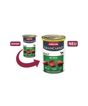 Levně GRANCARNO Adult - se zvěřinou 12x400 g