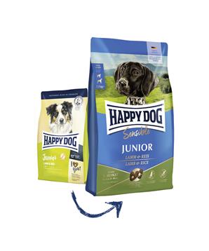 Levně Happy Dog Junior Lamb & Rice 1 kg