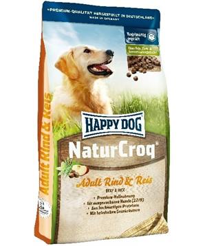 Levně HAPPY DOG Natur Croq Rind&Rice 15 kg