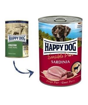 Levně Happy dog Ziege Pur Sardinia - kozí 400g