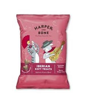Levně Harper and Bone Cat & Dog iberské měkké pamlsky hovězí 90g