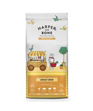 Levně Harper and Bone Dog Adult Large & Medium čerstvé z trhu 12 kg