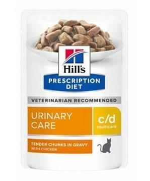 Levně Hill’s Fel. PD C/D MultiCare Chicken Kapsa 12x85g