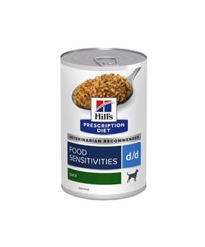 Levně Hill’s Can. PD D/D Food Sensitiv. Duck&Rice Konz. 370g