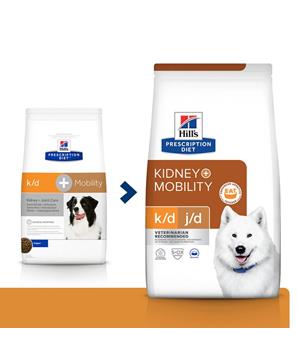 Levně Hill’s Can. PD K/D Kidney + Mobility Dry NEW 12kg