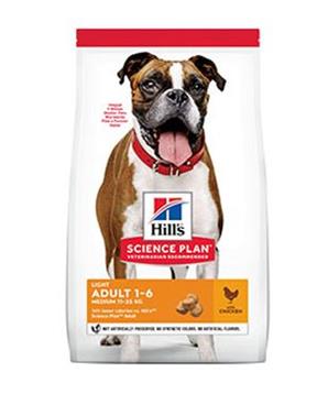 Levně Hill’s Can. SP Light Adult Medium Chicken 14 kg