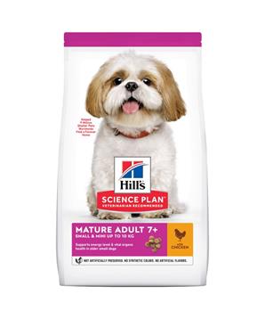 Levně Hill’s Can.Dry SP Mature Adult7+Small&Mini Chicken 6 kg