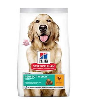 Levně Hill’s Can.Dry SP Perf.Weight Adult Large Chicken 12 kg