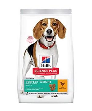 Levně Hill’s Can.Dry SP Perf.Weight Adult Medium Chicken 12 kg