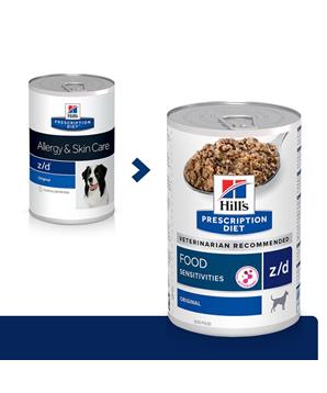 Levně Hill’s Canine PD Z/D+AB Food Sensitivities Konzerva 370g